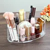 Aufbewahrungsboxen Tabletop Plastik Makeup Organizer Lisptick/Make -up Pinsel/Nagellack/Kosmetik Transparent Box für Frauen
