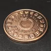 Förvaringspåsar Prophecy Red Bronze Commemorative Coin Collection souvenirornament