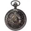 Pocket Watches L123 Roman Digital Mechanical Watch Antique Necklace Exquisite