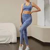 Aktiva uppsättningar Lantech Women Sports Suits Set Yoga Lifting Run Gym Fitness Pants Leggings Bh Clothes Seamless Sportswear