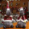 크리스마스 장식 귀여운 플러시 엘크 앉은 인형 인형 테이블 장식 가정 장식 축제 어린이 선물