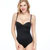 Intimo modellante da donna Taglie forti Intimo da donna Body nero Corsetto senza schienale Reggiseno push-up Body Shaper Dimagrante Controllo della pancia LingerieDonne