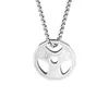 Pendentif Colliers Creative Body Building Haltère Ronde Barbell Collier De Mode Bodybuilder Pour Hommes Titane Acier Bijoux