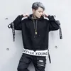 Bluzy męskie 2023 Cool Men Hood Hoodwear Hood Bluza Bluza Bluza Czarnoczerwony długie rękawy Hip Hop Autumn Winter Mens Kobiety