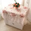 Table Cloth Fashion Home Decoration Square Lace Tablecloths Dust-proof Cover Printed Pastoral Cloths 75 80cm