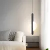 Lampy wiszące światła metalowa lampa ciało akrylowe Acrylowe nowoczesne proste styl wiszący oświetlenie wnętrza Luminaire