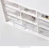 Aufbewahrungsboxen, 9 Schubladen, Schrank-Organizer, Desktop-Organizer mit Grad-Mini-transparenten Schränken, Kunststoff-Schmuckschatulle/Kosmetik