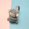 Berets Fashion Winter Cartoon Monkey دافئة الأذن أفخم غطاء أذن ناعم سميك للأطفال Kawaii رئيس الأذن في الهواء الطلق الإمدادات elob22