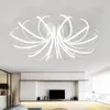 Luzes de teto Luminárias de lâmpadas LED modernas para a decoração da sala de estar quarto com controle remoto de brilho diminuído