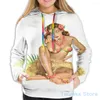 Erkek Hoodies Mens Sweatshirt Kadınlar İçin Komik Pin Up Seksi Hula Kız Geleneksel Hawaii Kostüm Baskı Gündelik Hoodie Streatwear