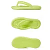 Tofflor kvinnor flip flops 2023 sommaren platt eva mjuk sula par strand bär sandaler