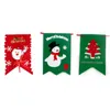 Decorazioni natalizie Buon banner in tessuto non tessuto Bandiera appesa oggetti decorativi Articoli per feste DFT