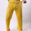 Pantaloni da notte da uomo Pantaloni da tuta sexy e carini Gay Scava fuori la biancheria intima attraverso i pantaloni a rete Pantaloni da notte Legging Pantaloni casual trasparenti