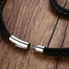 Link Bracelets Chain Men Bracelet Wrap Leather For Mens Weave Layering Wristband A Twist Wrapping Men's JewelryLink