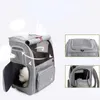 Hondenauto -stoel Covers Pet Cat Carrier Bag Ademen Draagbare rugzak Outdoor Travel Transparant voor katten Kleine honden die benodigdheden dragen