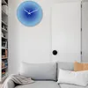 Wall Clocks A63I 12Inch Nordic Clock 3D INS Hanging Silent Simple Creative Fashion Home Living Room Decor