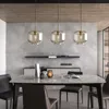 Lâmpadas pendentes Nordic Modern Glass Lights Loft Industrial Led Light Lightures E27 para decoração