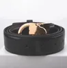 Cinturón de diseñador de 20 colores Moda de lujo a cuadros presbicia cinturones de cuero a rayas para hombres y mujeres 3.8 cm de ancho sin caja 105-125 cm