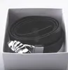 11color Designer Belt Fashion luxury plaid presbyopia striped leather men and women's belts 3.8cm wide no box 105-125cm