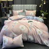 Bedding Sets Silk 220x240 Summer Duvet Cover And Pillowcase Sheet Set Plant Quilt King Full Twin Bohemian Bed