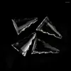 Chandelier Crystal 6pcs/lot 76mm Glass Prism Parts Ornaments Hanging Pendants