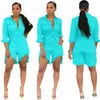 Kvinnors jumpsuits rompers denim kort bodysuit kvinnor jeans mode sexig smal casual jumpsuit kläder 2023 Women's