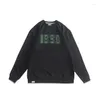 Heren Hoodies Spring en herfst lange mouwen ronde nek sweatshirt casual head set 1990 bedrukte onderhirt tops