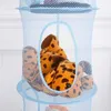 Storage Boxes Hanging Cage Drying Basket Bag Net Bedroom Closet Wall Toy Home Door Mesh Kids Organizers C8L9