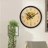 Duvar Saatleri Çiçekler Metal Saat Minimalist Sessiz Özel Kuvars Benzersiz Duvar Saatleri Ev Ürünleri De50ZB