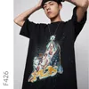 Men's T Shirts F426 Grail Portrait Print Streetwear 2023 SS Tshirt للجنسين أزياء الرجال