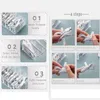 Aufbewahrungsboxen Klare Schmuckschatulle Organizer Transparenter Kabelbehälter mit Deckel Zubehörfach für Ohrringe Halskette