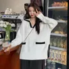 Kadın Sweaters İlkbahar Sonbahar ve Kış Retro Japon Tarzı Tembel Tasarım Sense Niche Gevşek Dış Aşınma