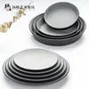 Placas Sia-Huat Round Dinner Set Platos de Cena Tabela de Serviço Assiette Utensílios de Cozinha de Duas Tons Color