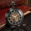 Pocket Watches L123 Roman Digital Mechanical Watch Antique Necklace Exquisite