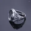 Cluster Rings 12 16mm 925 STERLING SILVER Semi Mount Basi Blanks Base Blank Pad VINTAGE Wedding Ring Setting Risultati dei gioielli DIY A2249