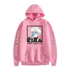 Hoodies masculinos 2023 Anime X Killua Impresso Sweothirs de Armazenamento Menina/Mulheres Pullover Casual Capuz de Cartoon Full Regular