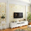 壁紙の壁の素朴な花柄のユーロエペンペーパーホームデコア3D壁画の壁の壁紙ロールリビングルームベッドルームパペルドパレデ