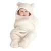 毛布が生まれた赤ちゃんのかわいい綿を受け入れた白い眠っている多目的大きなおむつ毛布幼児の男の子の女の子スワドル