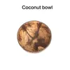 Bowls Kitchen Tableware Creativity Natural Wood Coconut Spoon Dessert Salad Rice Bowl Shell Set Crafts Coconutbowl