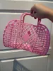 Evening Bags Summer Hollow Jelly Basket Beach Vacation Large-capacity Bag Female Purses And Handbags Luxury DesignerEvening