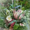 Bröllopsblommor Imperial Flower Artificial Bouquet Valley Romantic Fresh Bride Holding Fake Home Decoration Accessori