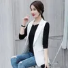 Gilet da donna Donna Classic Casual Fashion Gilet Gilet Donna Elegante Suit Office Ladies Giacche senza maniche Slim Gilet Outwear G581