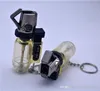 DHL gratis Mini Herbal f￶r￥ngare R￶kning Pipe Lighter Torch Jet Flame Torch Lighter Windoproof Butane Gas -t￤ndare f￶r glasbong med display