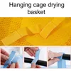 Storage Boxes Hanging Cage Drying Basket Bag Net Bedroom Closet Wall Toy Home Door Mesh Kids Organizers C8L9