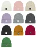 Bérets sourire étiquette femmes hiver tricoté Bonnet unisexe Bonnet chapeau pour hommes HipHop Ski casquette Skullcap couleur unie Crochet Skullies