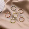 Eheringe Kreative Böhmische Art Frauen Fingerring Mode Handgemachte Süßwasserperle Perlen Knuckle Für Mädchen Schmuck