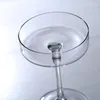 Bicchieri da vino Bicchiere da cocktail Calice classico giapponese a fondo piatto Bar Tazza professionale 140 ml Acqua da bere