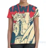 Męskie koszulki skrzydło bohater Hawks Mężczyzn T-shirt Kobiety na całym druku moda dziewczyna koszulka chłopiec topy tee krótkie rękawy tshirty