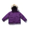 2025 Down Ceket Çocuk Tasarımcısı Down Coat Winter Ceket Erkek Kız Bebek Dış Giyim Ceketleri Rozet Kalın Sıcak Out Giyim Katlar Çocuklar Parkas Fashion Classic