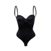 Shaperzy damskie Plus Shapewear Kobiety Bodysuit Black Backless Corset Push Up Stanik Body Shaper Schower Kontrola brzucha